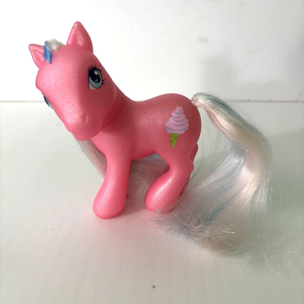 My Little Pony MLP G3 Cotton Candy 2002 Hasbro Brushable Vintage Single Magnet